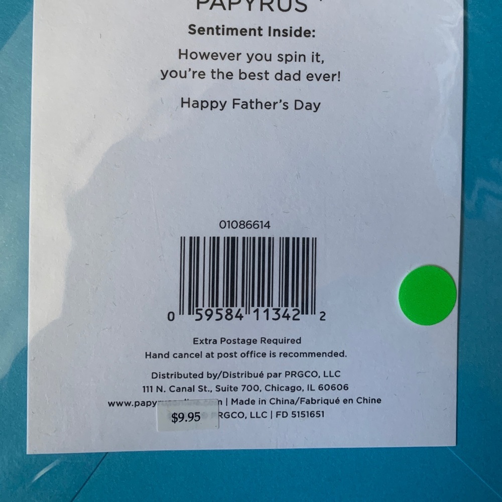 Papyrus - Father’s Day Card - Picture 4 of 4
